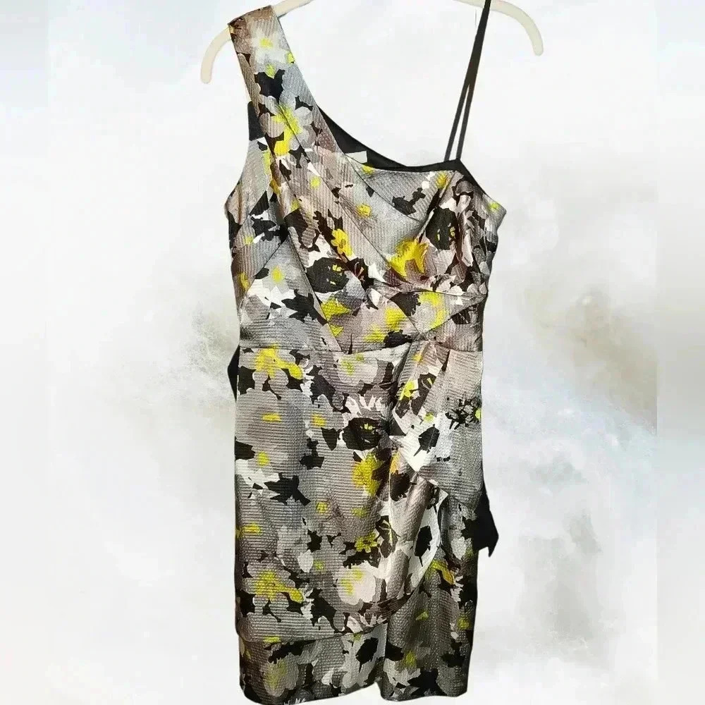 SIZE 6: Max and Cleo One Shoulder Mini Dress